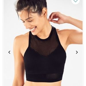 NWT black Maran seamless sports bra